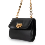 Salvatore Ferragamo Limited Edition Black Leather Mini Gancini Pochette Bag