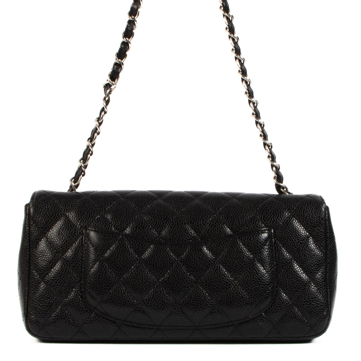 shop 100% authentic second hand Chanel Black Caviar Leather Small Classic Flap Bag on Labellov.com