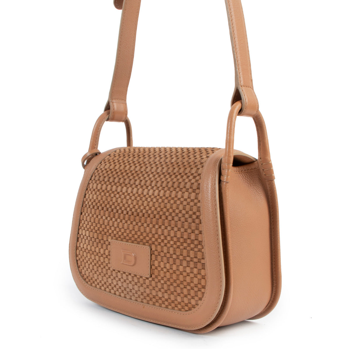 Delvaux Dune Amazone Mini Toile de Cuir Panier