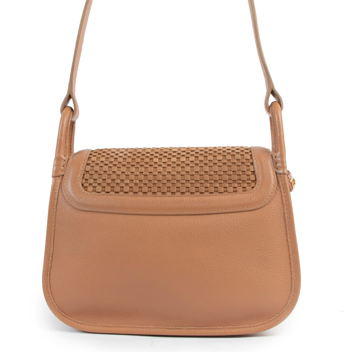 Delvaux Dune Amazone Mini Toile de Cuir Panier