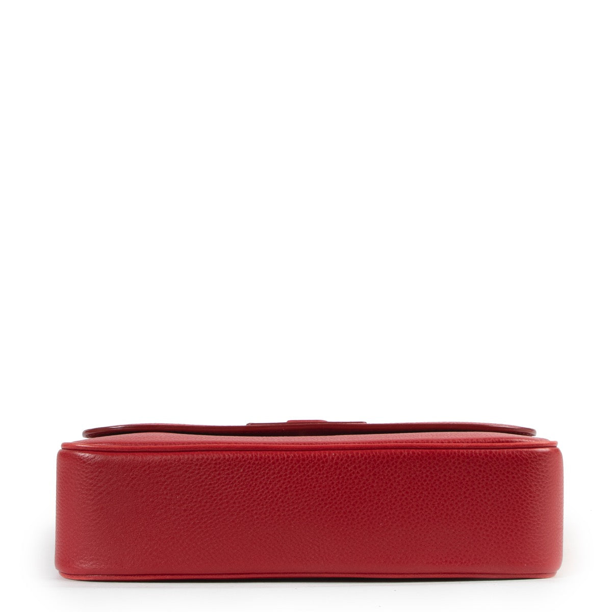 Buy an authentic second hand Delvaux Red Leather Petit Tout Jumping Crossbody Bag in very good condition at Labellov