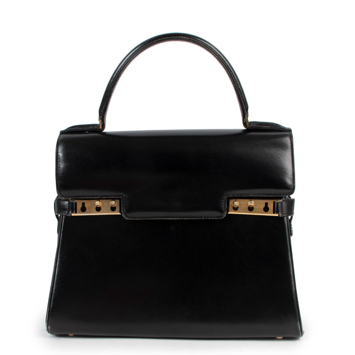 Delvaux Vintage Tempête MM Black Box Calf