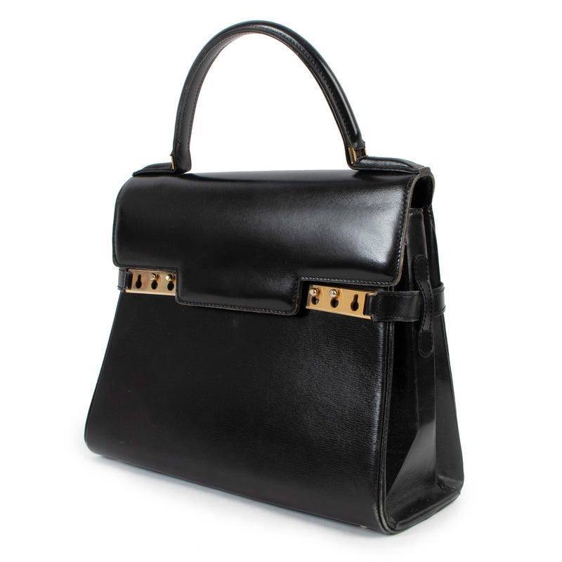 Delvaux Vintage Tempête MM Black Box Calf