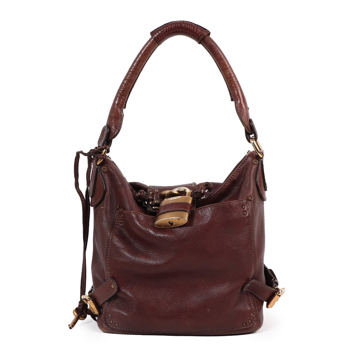 Buy a vintage second-hand Chloé Brown Leather Paddington Hobo Bag in good condition at Labellov in Antwerp.