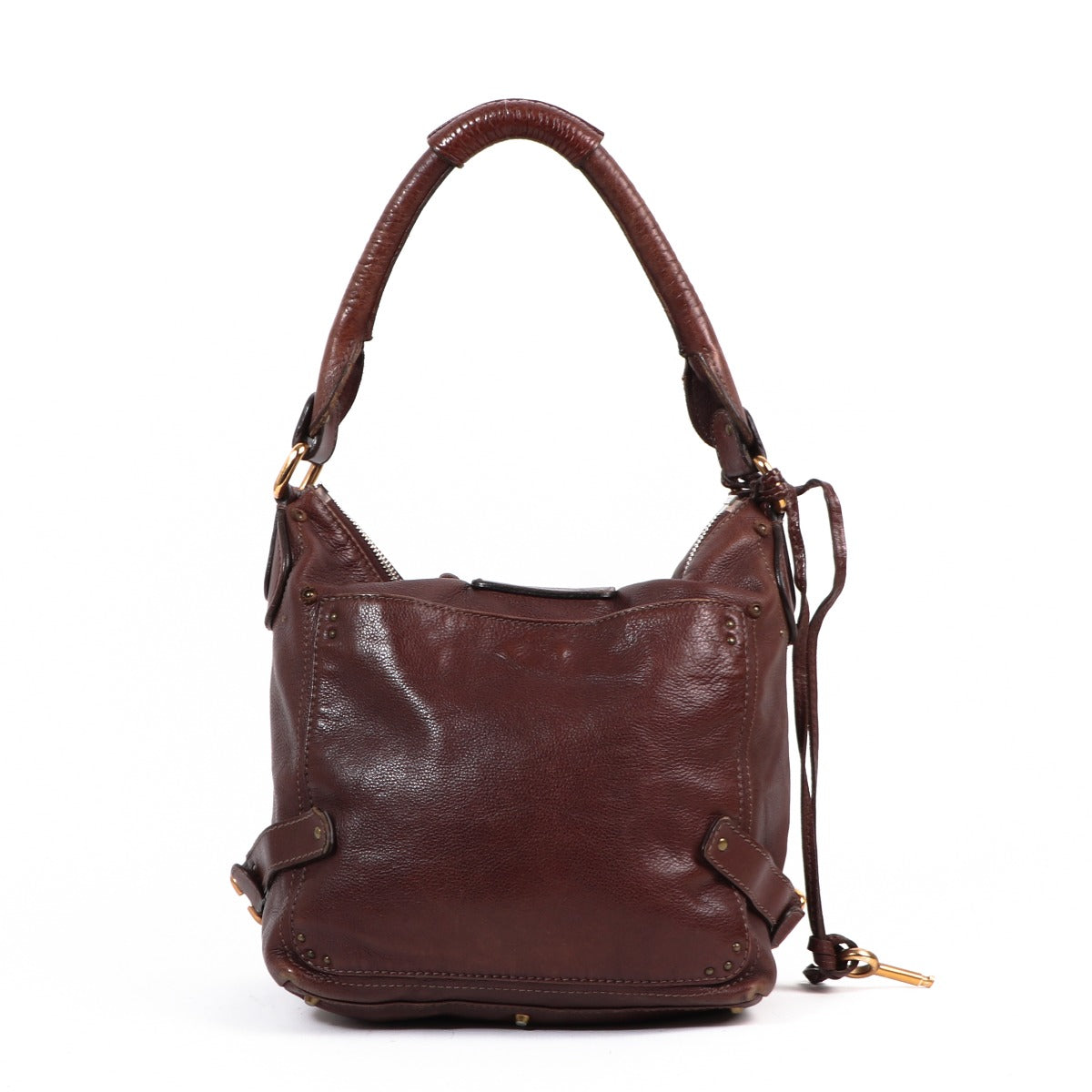 Buy a vintage second-hand Chloé Brown Leather Paddington Hobo Bag in good condition at Labellov in Antwerp.
