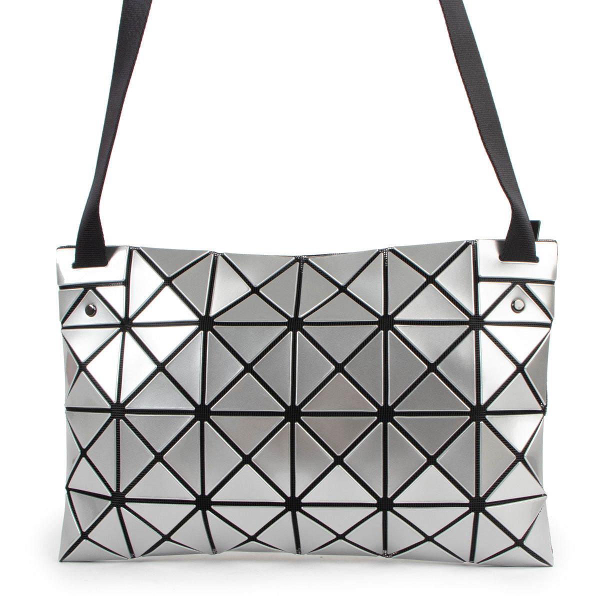Issey Miyake BaoBao Metallic Silver Crossbody