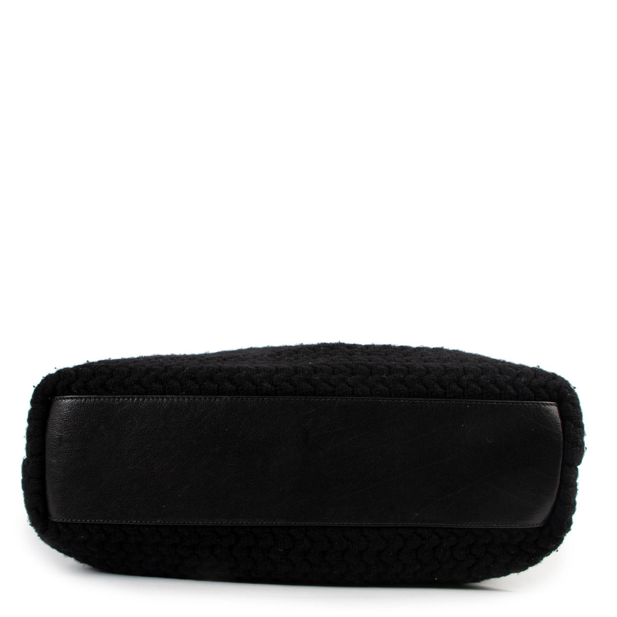 Dolce & Gabbana Black Knitted Shoulder Bag
