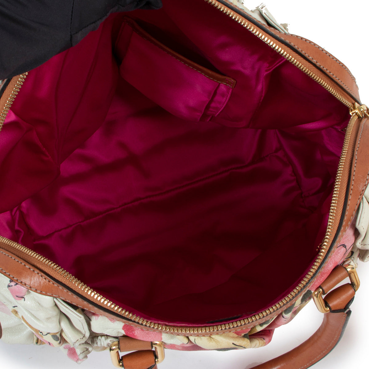Dolce & Gabbana Floral Ruffle Shoulder Bag
