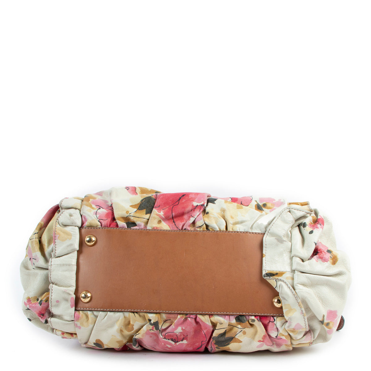 Dolce & Gabbana Floral Ruffle Shoulder Bag