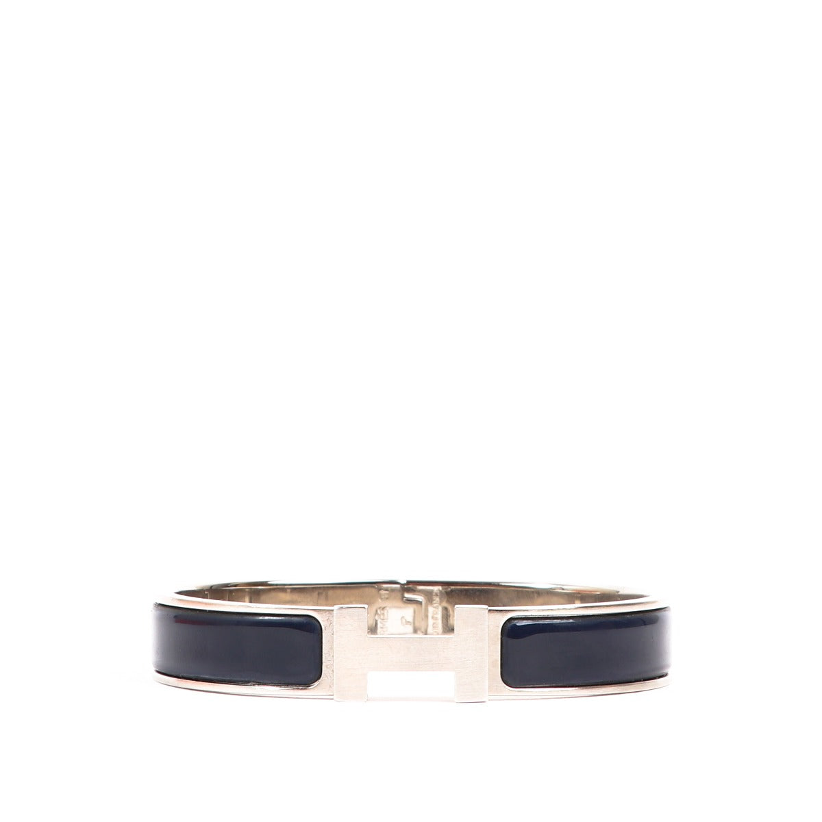 Hermès Ultramarine Enamel Clic H Bracelet
