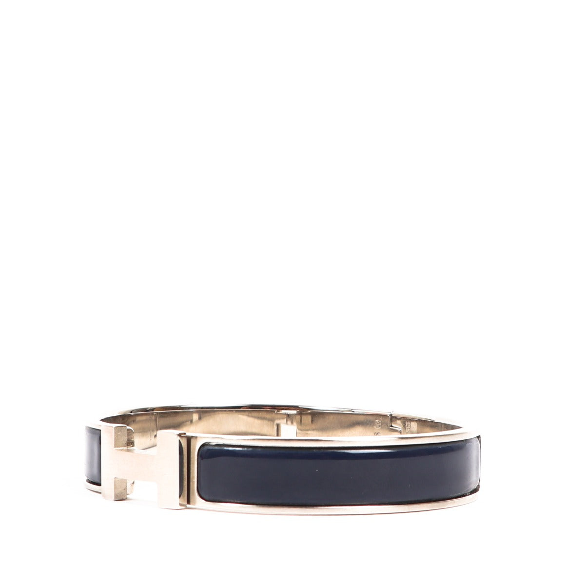 Hermès Ultramarine Enamel Clic H Bracelet