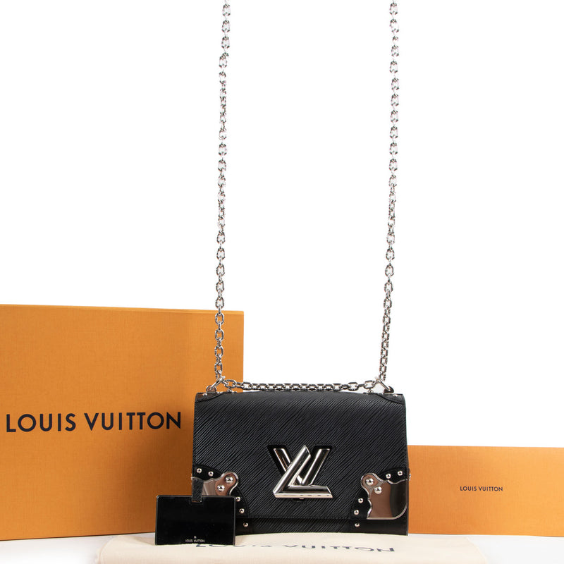 Louis Vuitton Black Epi Leather Twist Crossbody Bag