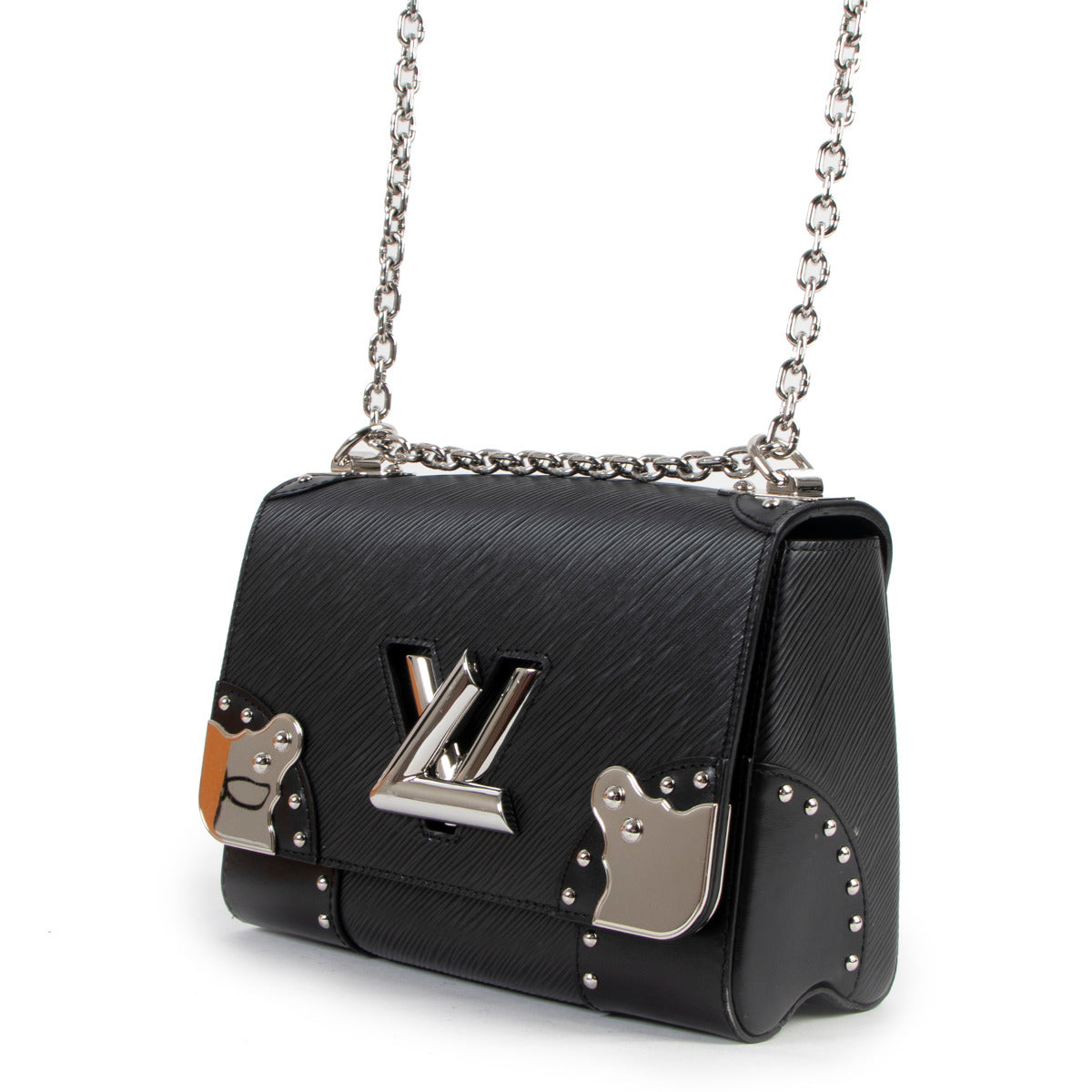 Louis Vuitton Twist MM Black Epi Leather