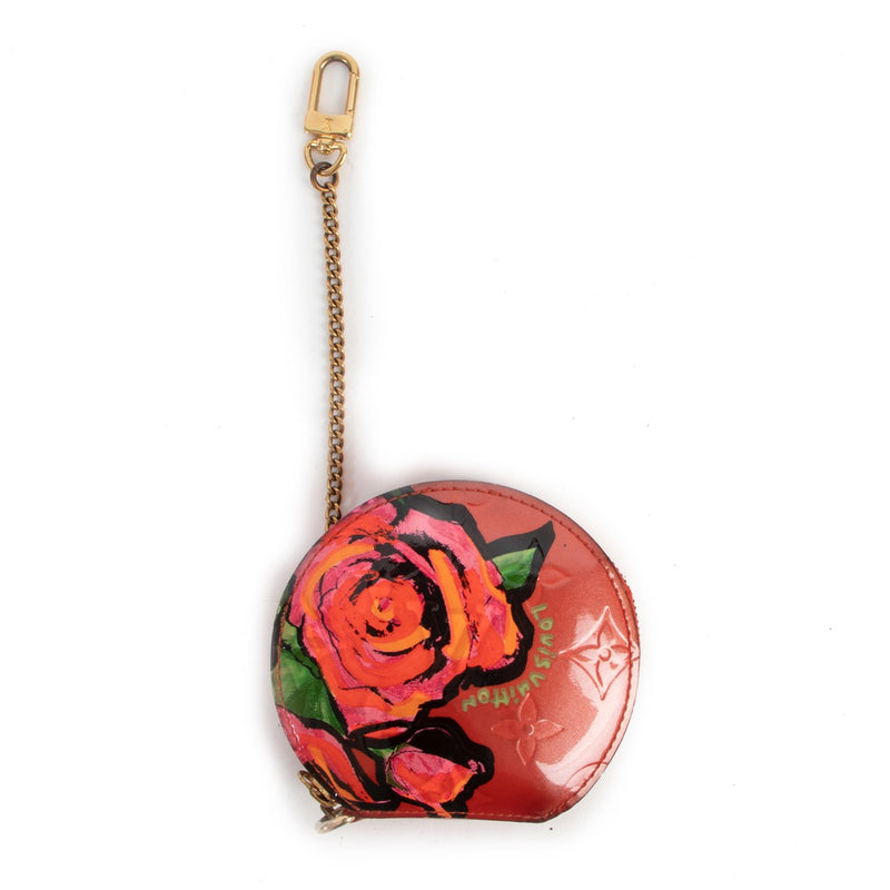 Shop safe online at Labellov in Antwerp this 100% authentic second hand Louis Vuitton Limited Edition Red Stephen Sprouse Roses Coin Wallet