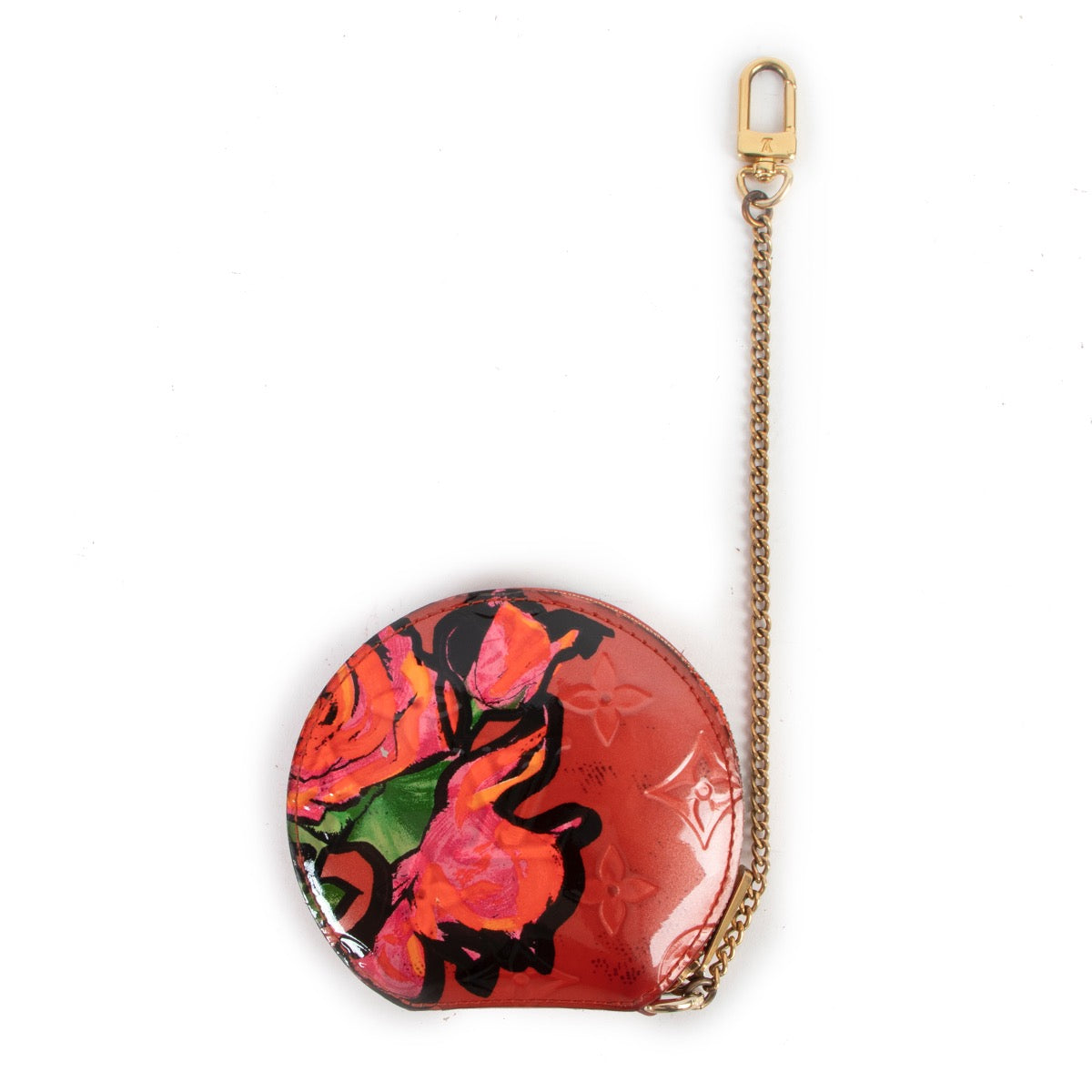 Shop safe online at Labellov in Antwerp this 100% authentic second hand Louis Vuitton Limited Edition Red Stephen Sprouse Roses Coin Wallet