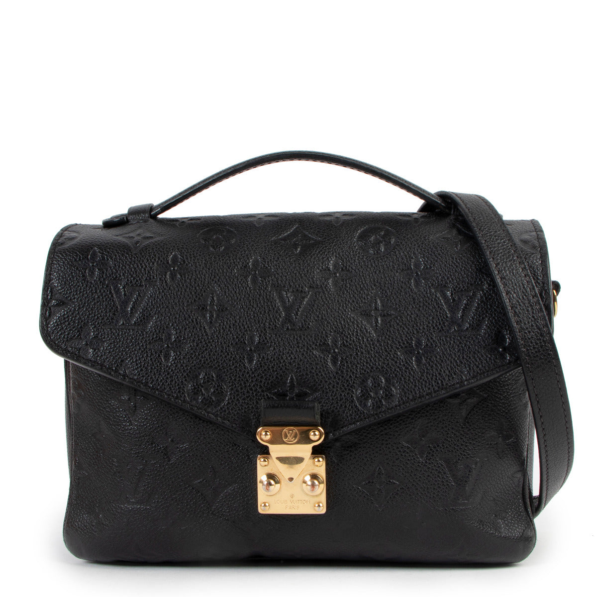 Louis Vuitton Black Pochette Métis Empreinte Crossbody