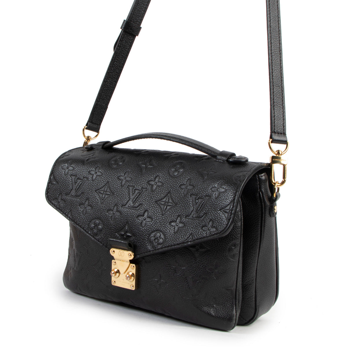 Louis Vuitton Black Pochette Métis Empreinte Crossbody