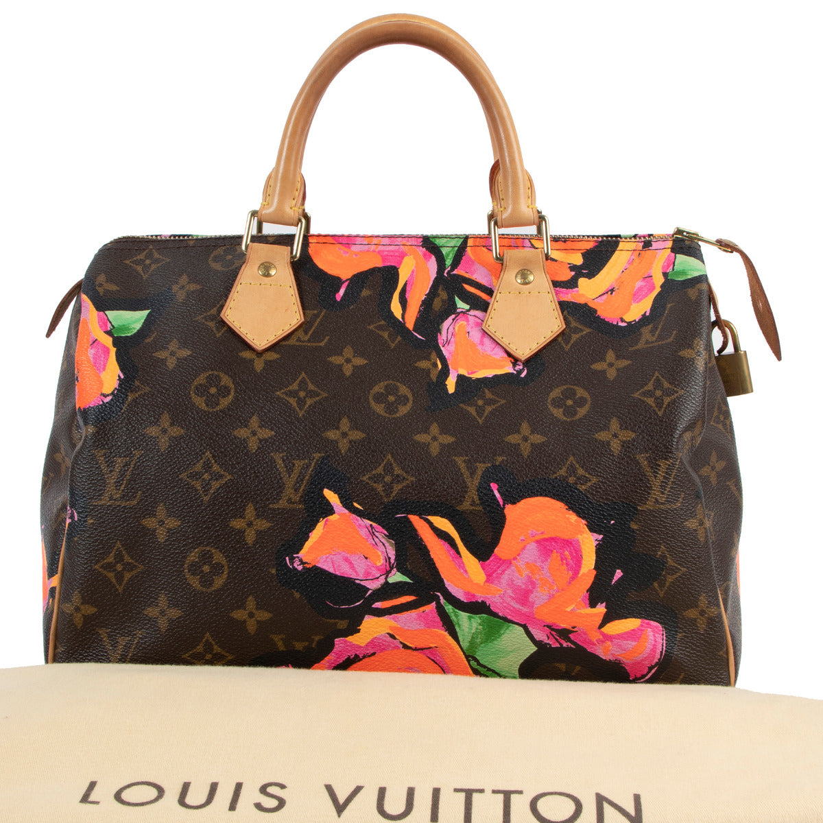 Louis Vuitton Limited Edition Speedy 30 Stephen Sprouse Roses
