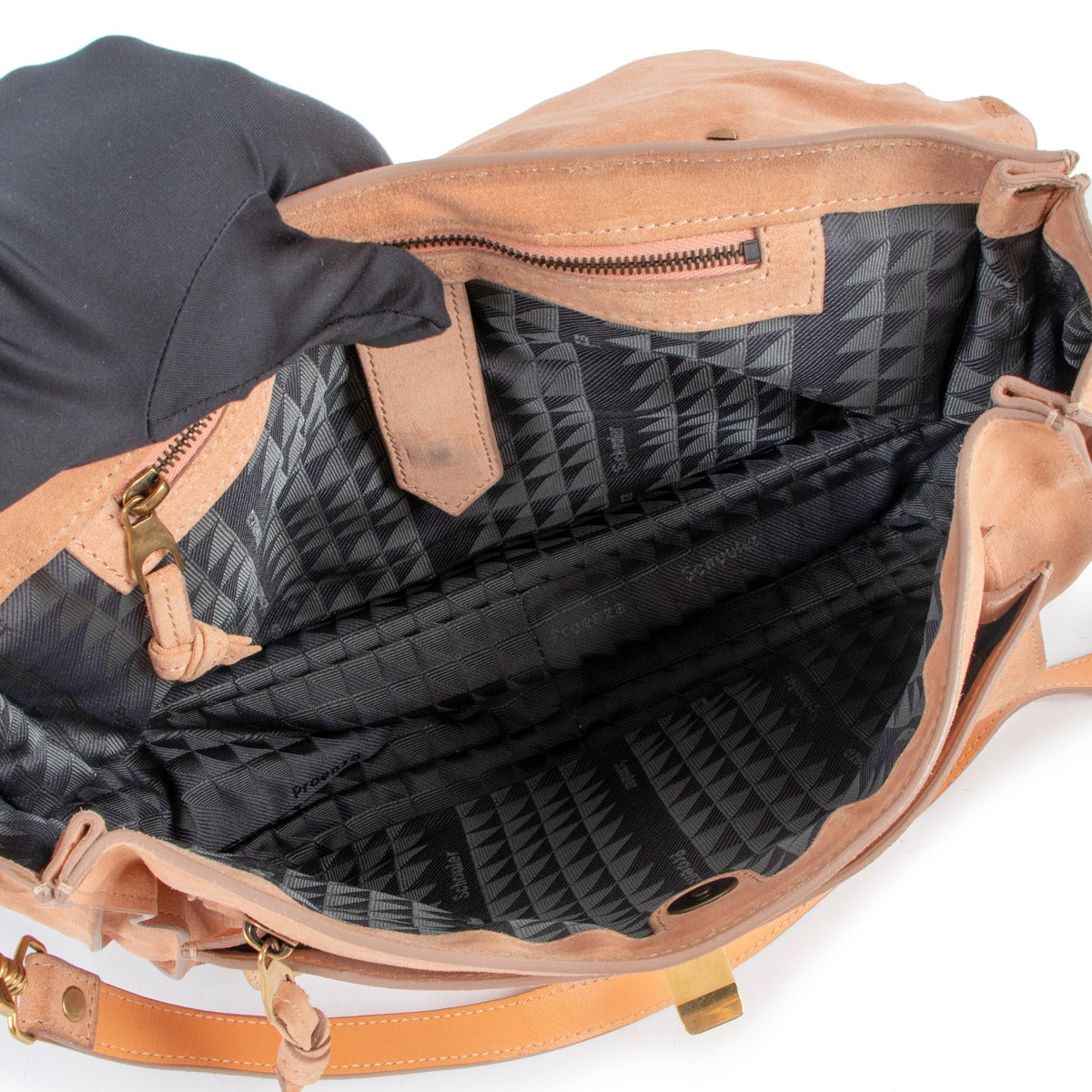 Proenza Schouler Roze Suède PS1 Tiny Schoudertas