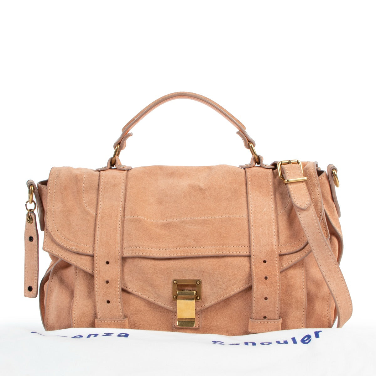 Proenza Schouler Pink Suede PS1 Tiny Shoulder Bag