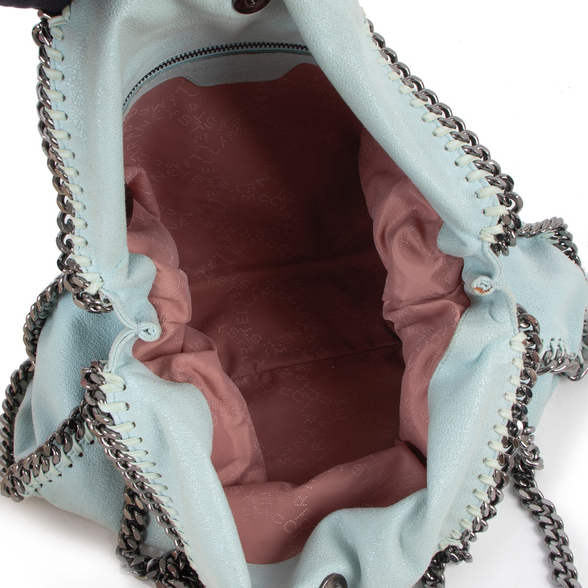 Shop safe online at Labellov in Antwerp this 100% authentic second hand Stella McCartney Baby Blue Falabella Shoulder Bag
