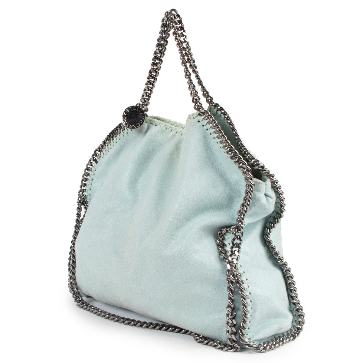 Shop safe online at Labellov in Antwerp this 100% authentic second hand Stella McCartney Baby Blue Falabella Shoulder Bag