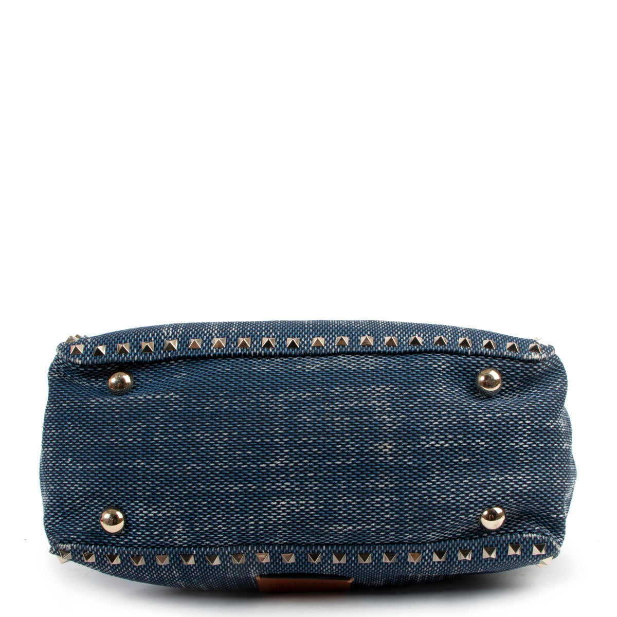 Valentino Garavani Rockstud Denim Shoulder Bag