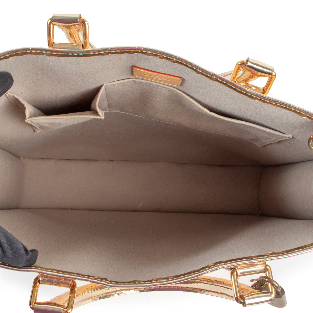 Louis Vuitton Sac Plat Gold Monogram Miroir Limited Edition