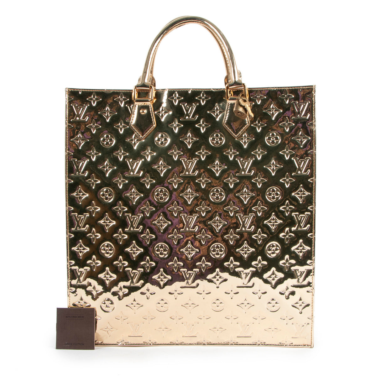Louis Vuitton Sac Plat Gold Monogram Miroir Limited Edition for the best price at Labellov secondhand luxury.