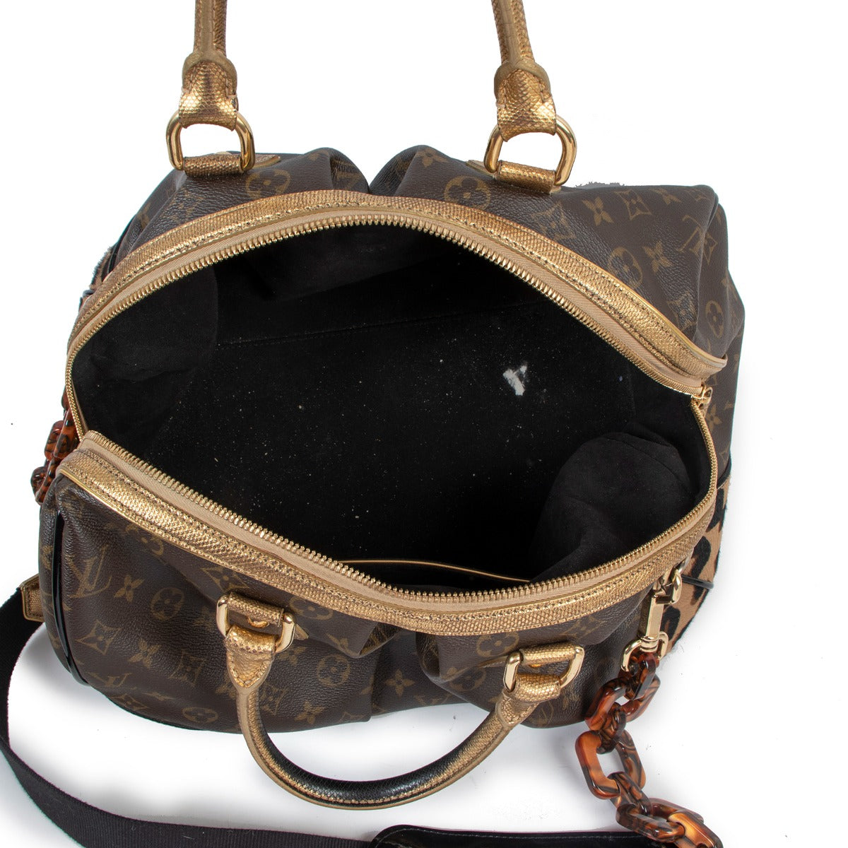 Louis Vuitton Limited Edition Monogram Leopard Stephen Bag