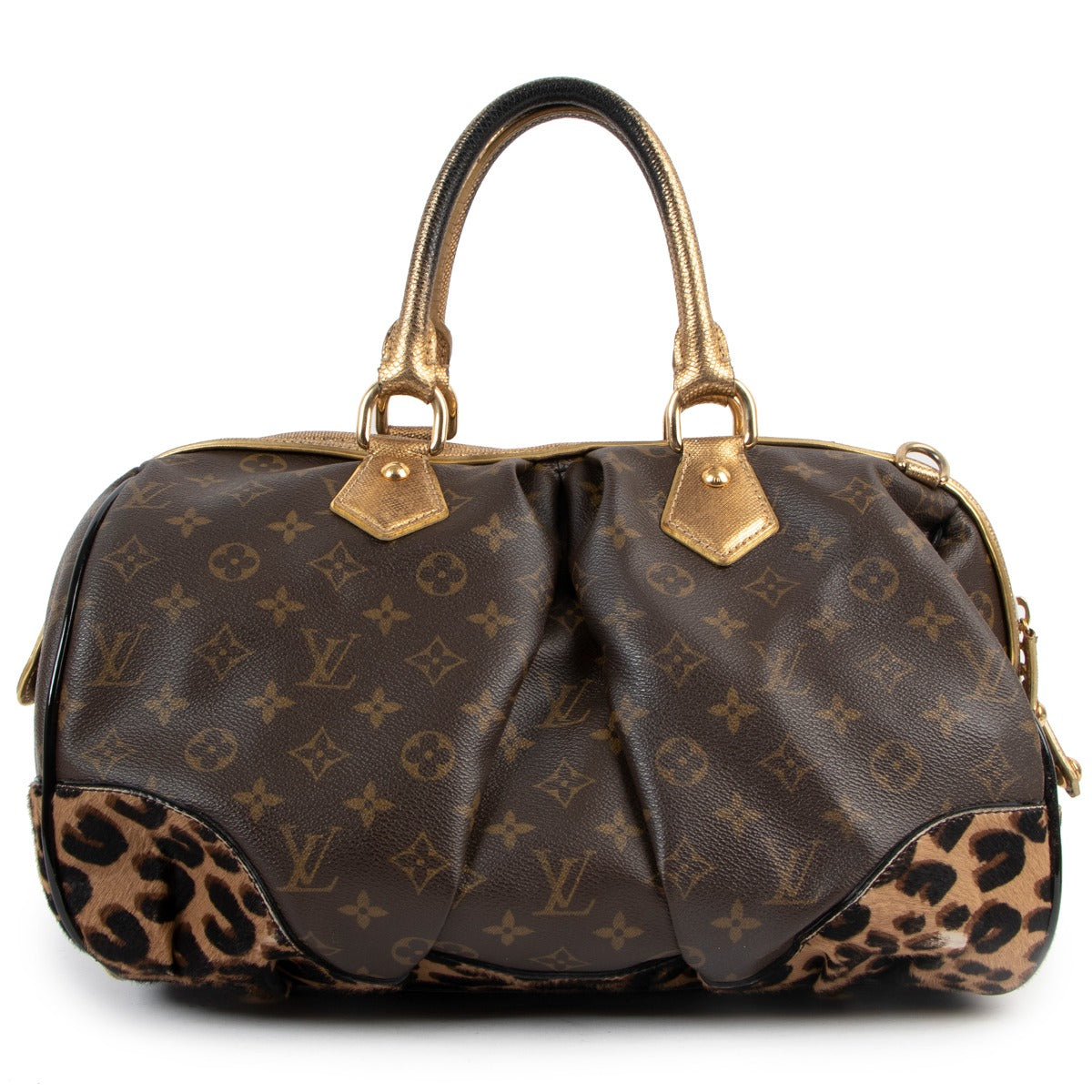 Louis Vuitton Limited Edition Monogram Leopard Stephen Bag