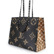 Shop safe online at Labellov in Antwerp this 100% authentic second hand Louis Vuitton Limited Edition Jungle OnTheGo GM Tote Bag