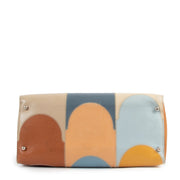 Shop safe online at Labellov in Antwerp this 100% authentic seance hand Delvaux Multicolor Grained Leather Top Handle Bag