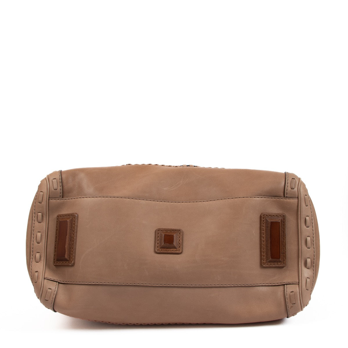 Buy an authentic second hand Gucci Handmade Large Taupe Top Handle in very good condition at Labellov.com