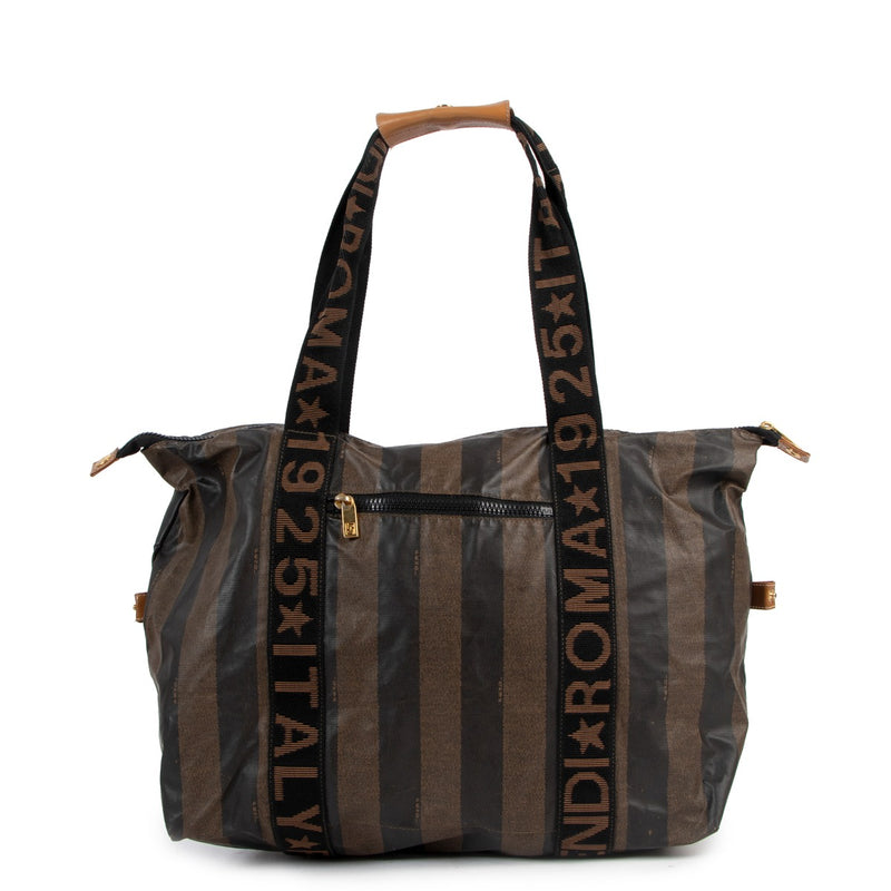 Fendi Pequin Roma 1925 Tote Bag