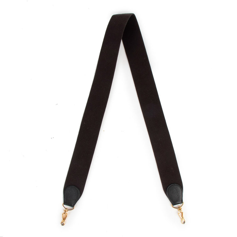Hermès Black Canvas/Leather Sport Vintage Bag Strap