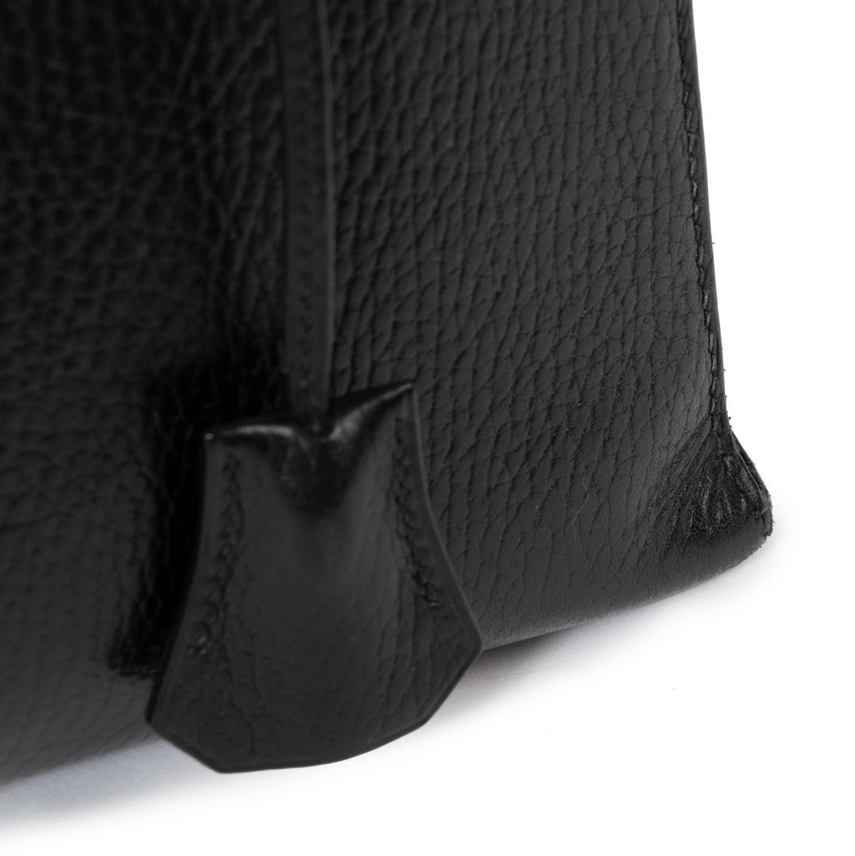Hermès Vintage Kelly 32 Noir Ardennes GHW