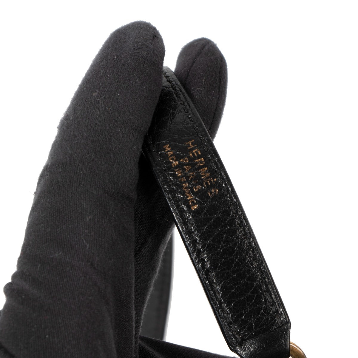 Hermès Vintage Kelly 32 Noir Ardennes GHW