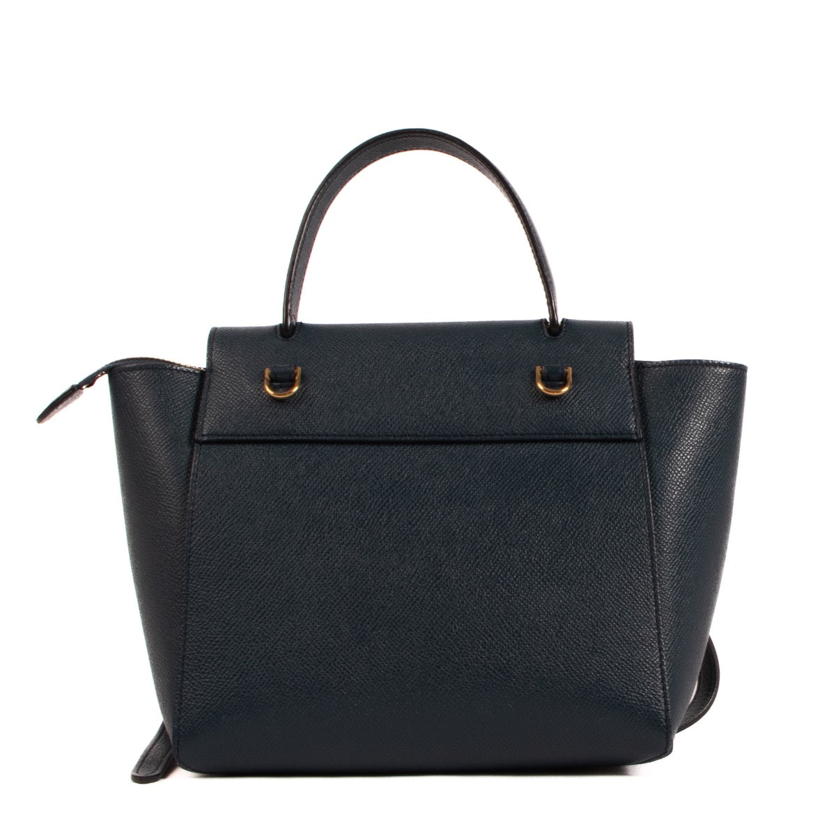 Shop safe online at Labellov in Antwerp, Brussels and Knokke this 100% authentic second hand Celine Blue Leather Nano Belt Bag