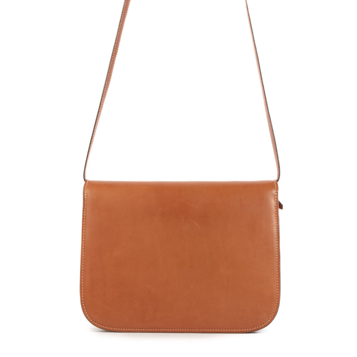 Celine Medium Classic Box Bag Camel Calfskin