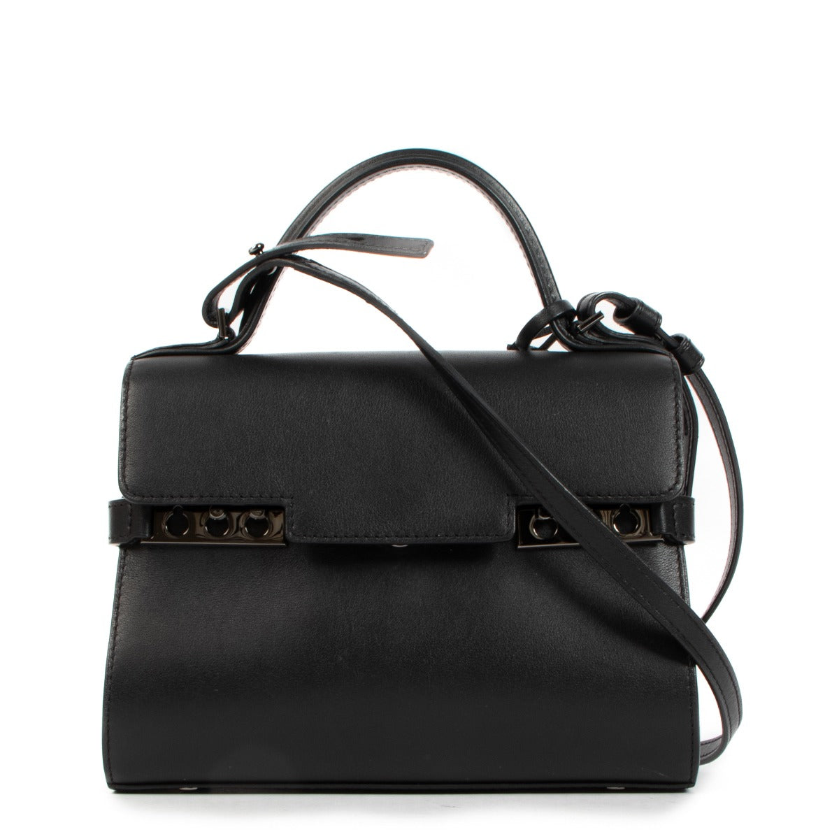 shop authentic second hand Delvaux Tempête Mini Black Souple Noir on Labellov.com