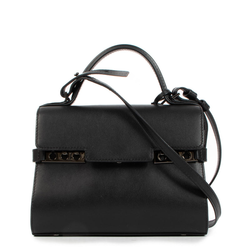 shop authentic second hand Delvaux Tempête Mini Black Souple Noir on Labellov.com