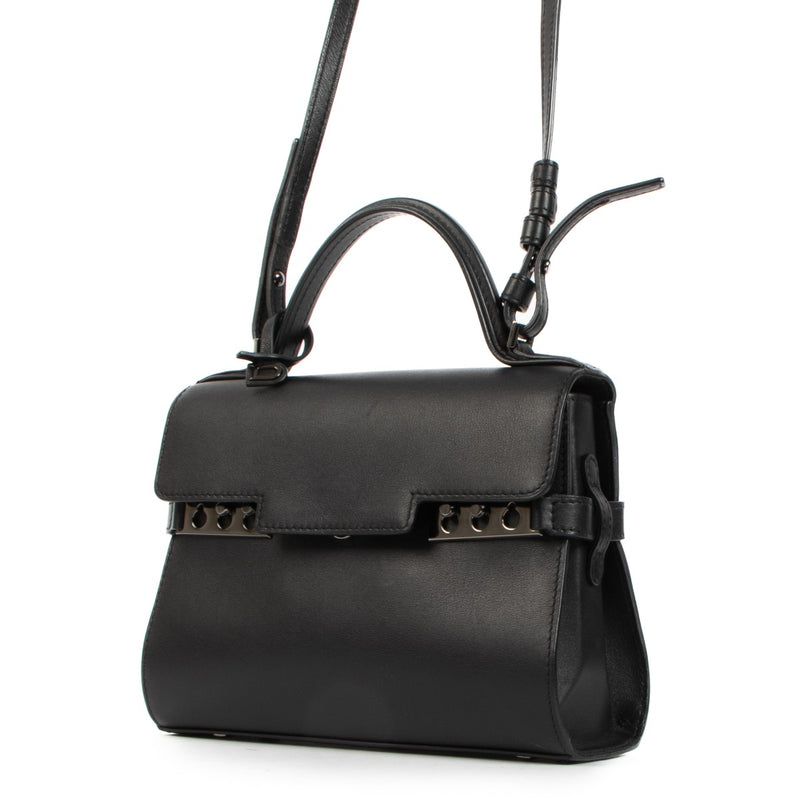 shop authentic second hand Delvaux Tempête Mini Black Souple Noir on Labellov.com