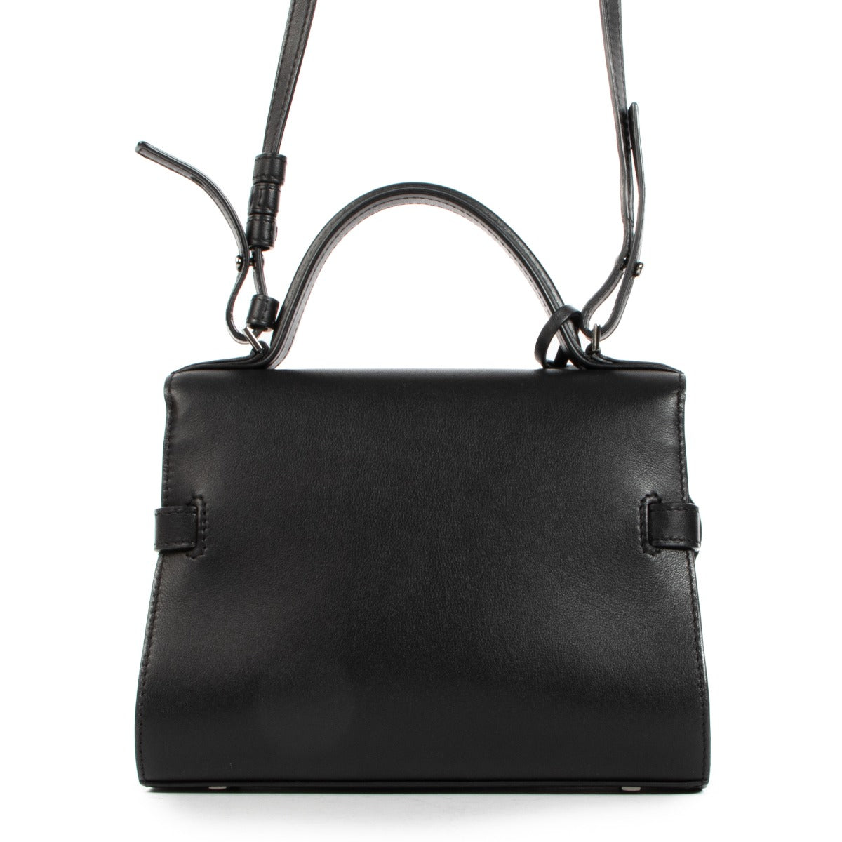 Delvaux Tempête Mini Cuir de veau souple noir