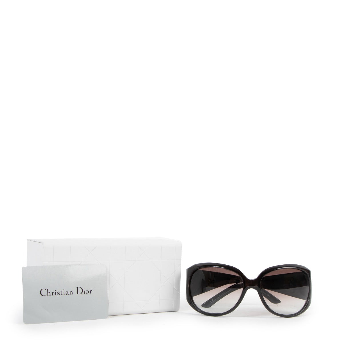 Christian Dior Limited Black Crystal Wrap-Around Sunglasses KIH5M