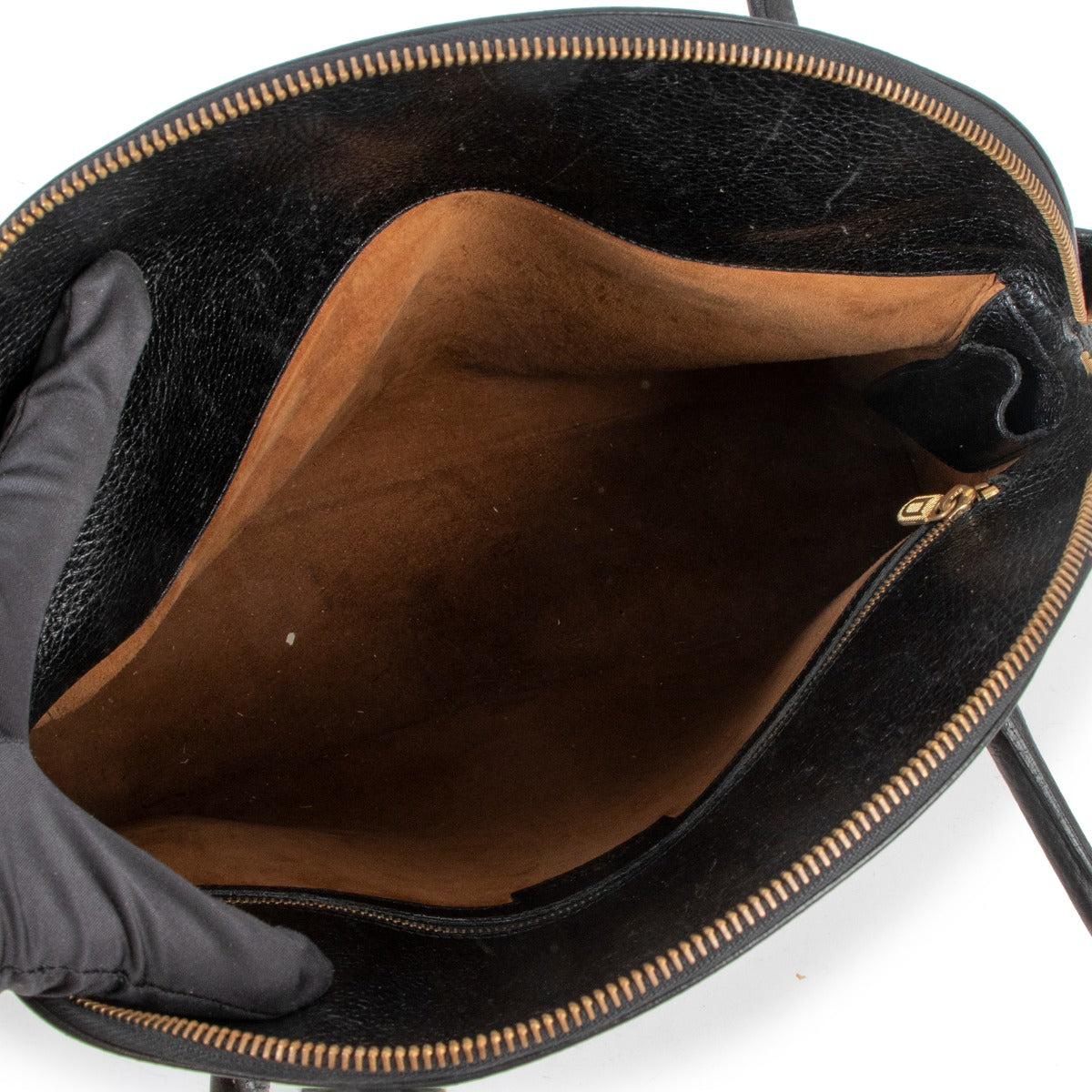 Delvaux Black Mousson Shoulder Bag