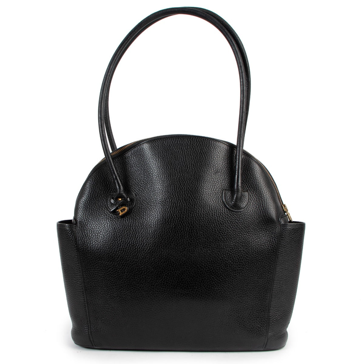 Delvaux Black Mousson Shoulder Bag
