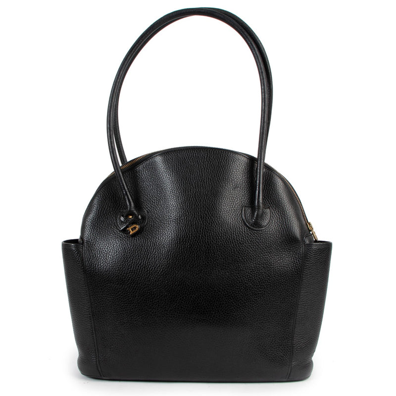Delvaux Black Mousson Shoulder Bag