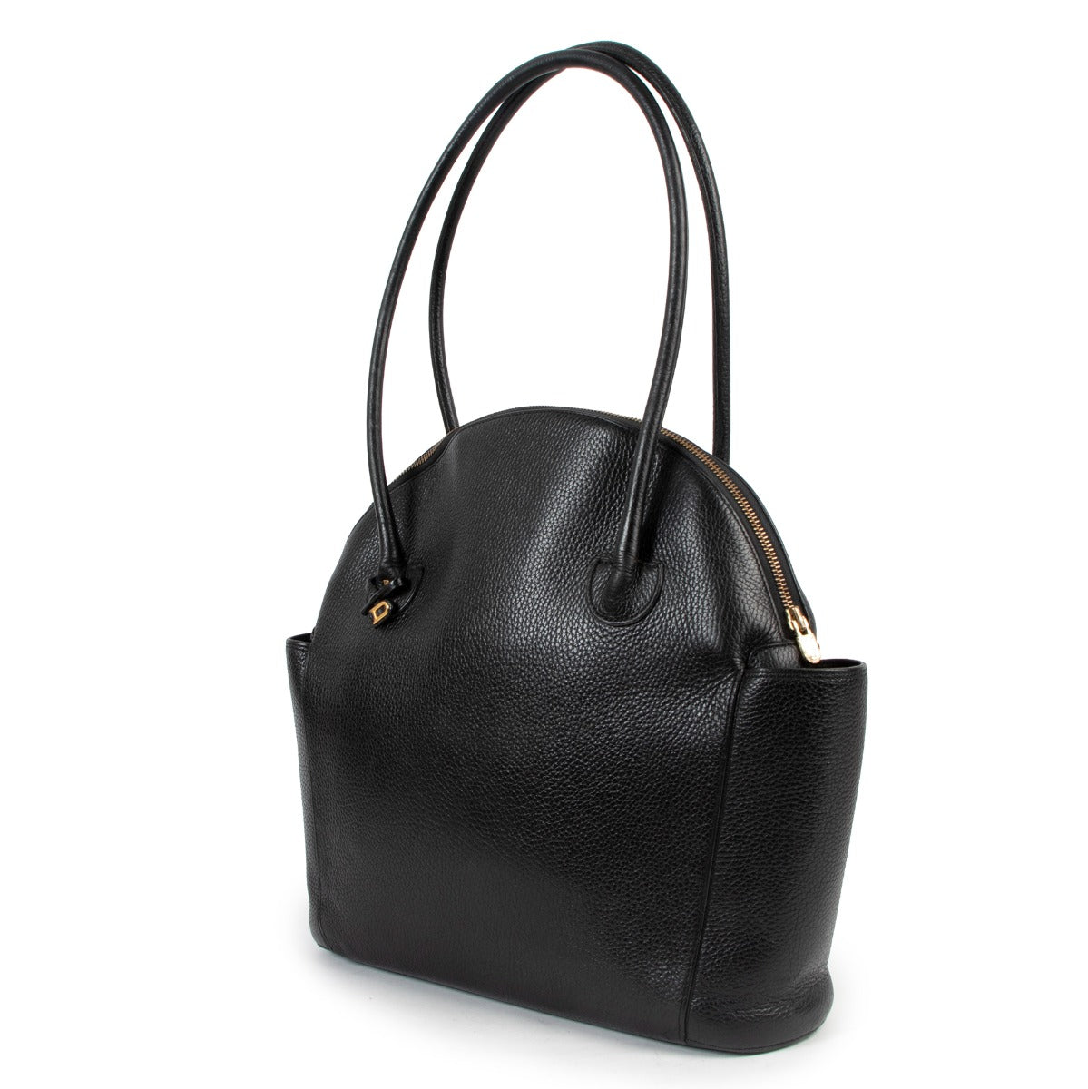 Delvaux Black Mousson Shoulder Bag