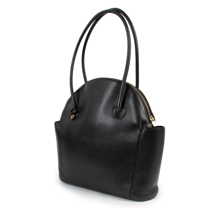 Delvaux Black Mousson Shoulder Bag